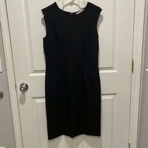 Black sheath dress